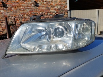 LAMPA PRZÓD LEWA XENON AUDI A6 C5 97-00 KPL EUR