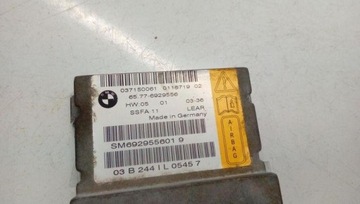 65776929556 MODUL AIRBAG BMW 7 E65 E66 E67 740 D 190KW 2004