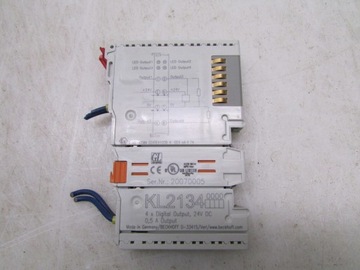 Модуль BECKHOFF KL2134, 4 цифровых выхода 24 В постоянного тока