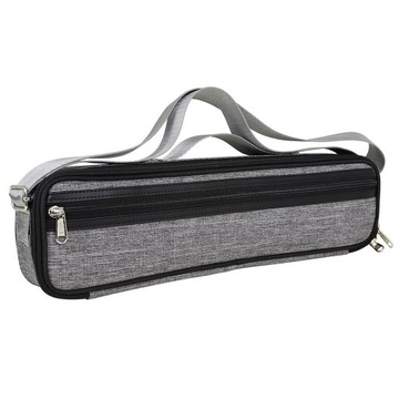 Футляр для флейты с 16 отверстиями, мягкая кожа с ручкой, легкий, с мягкой подкладкой премиум-класса