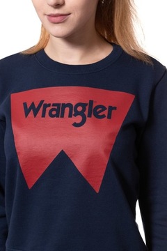 Damska bluza nierozpinana Wrangler LOGO CREW XS