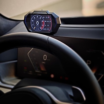 Бортовой компьютер HUD ЖК-дисплей OBDII USB-C Устранение ошибок GPS