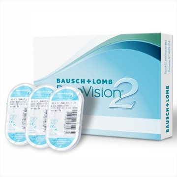 PURE VISION 2HD 3 SZT SOCZEWKI KONTAKTOWE MIESIĘCZNE MOC -2,50 BAUSCH&LOMB
