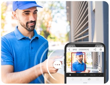 EZVIZ DP2C Видоискатель Дверной звонок с IP-камерой Приложение EZ