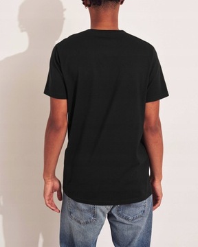 Hollister Czarny Tshirt Klasyczny Black _ XL