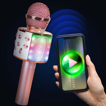 Mikrofon bezprzewodowy KARAOKE z Głośnikiem BLUETOOTH dla dzieci na Prezent