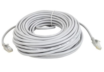 KABEL SIECIOWY LAN RJ45 ETHERNET UTP 5m SZARY