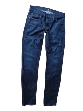 SPODNIE 7 FOR ALL MANKIND STRETCH r.W34/34 BDB #,,,,,