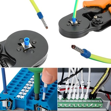 МОЩНАЯ ОБЖИМНАЯ МАШИНА ДЛЯ РАЗЪЕМОВ, КОНЦОВ КАБЕЛЕЙ, ПРОВОДОВ, 1300 наконечников