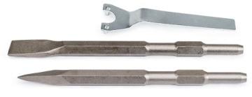 ОТБОЙНЫЙ МОЛОТОК ДЛЯ КОВКИ МОЩНЫЙ 15J 2800W SDS HEX + ЗУБИЛО КЕЙС