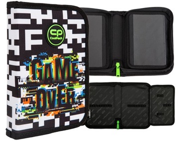 COOLPACK PIÓRNIK SZKOLNY JEDNOKLAPKOWY GAME OVER