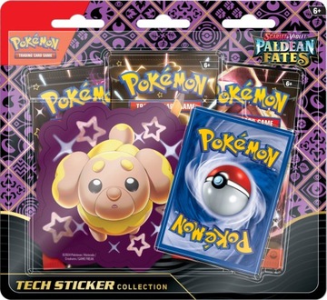 Pokémon TCG: Paldean Fates Tech Sticker BUNDLE Fidough