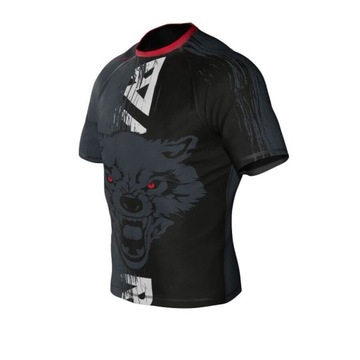 ФУТБОЛКА МУЖСКАЯ RASHGUARD MMA GYM DBX BUSHIDO Wolf XL