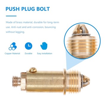 2шт. Выдвижной болт с триггером Waste Click Bolt