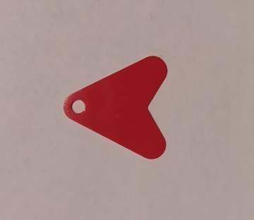 FLIPPERS 21,5 MM ROZ.L- WABIKI DO BŁYSTEK 100 sztuk