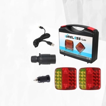 BEZPRZEWODOWE LAMPY NA PRZYCZEPĘ 20LED 12/24V 2SZT