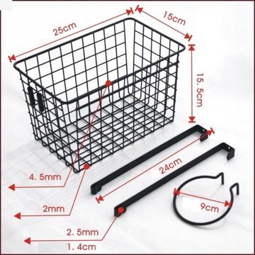 Металлическая подвесная корзина, дверная корзина.