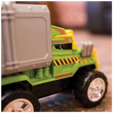 Jeep Teamsterz Monster ДИНОЗАВР ТРАНСПОРТ КОНВОЙ Свет Звук