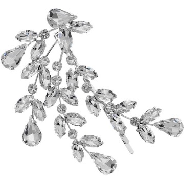 Ślubne spinki do włosów Rhinestone Diament