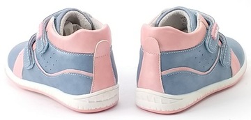 WOJTYŁKO БОТИНКИ ДЕТСКИЕ НА ВЕЛКРО СИНИЕ 24