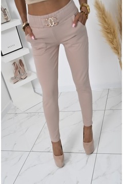 ELEGANCKIE STYLOWE SPODNIE DRESOWE NYLAH! WZ.1 XL