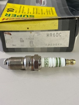 Świeca zapłonowa Bosch super HR6DC 0242240514