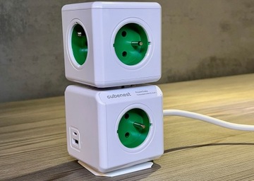 Cubenest PowerCube Original USB A+C PD 20 W zielony