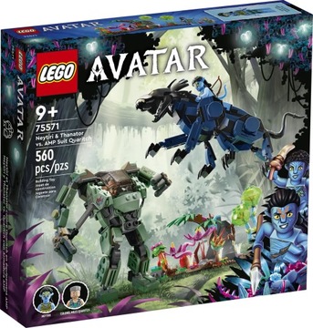 LEGO Avatar 75571 Neytiri i Thanator kontra Quaritch w kombinezonie PZM