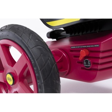 BERG Gokart Rally Pearl Pink Надувные колеса 4-12 лет до 60 кг