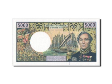 Банкнота, Французские Тихоокеанские территории, 5000 франков.