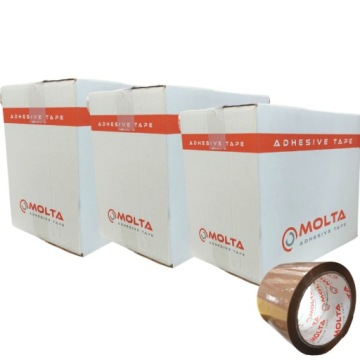 Taśma Pakowa MOLTA solventa brąz 75x60y (120 szt.)