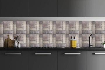 Kafelki PCV samoprzylepne 20cm Tekstura blachy