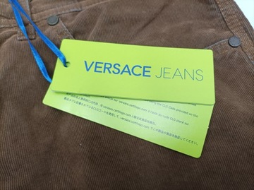 Versace Jeans A2GSD0S0, spodnie męskie, r.36, ciemny brąz