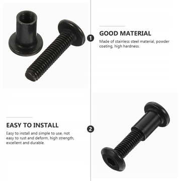 Болты с шестигранной головкой Chicago Bolt Cap, 5 шт.