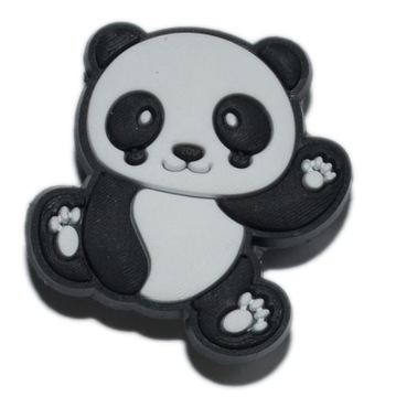 Zwierzęta - Przypinka do butów - Panda - 5134