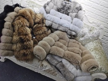FUTRO NATURALNE LIS STYLOWE I ELEGANCKIE PIĘKNE KOLORY NIESPOTYKONE NOWOŚĆ