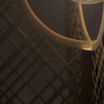 Deku - Balladyna Белый деревянный подвесной светильник