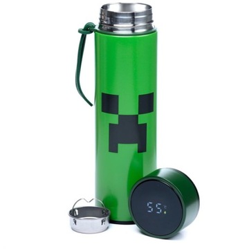 Termos bidon z termometrem Minecraft Creeper 450ml
