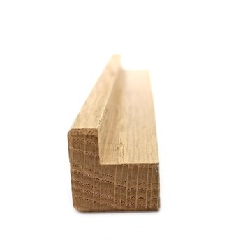 МЕБЕЛЬНАЯ РУЧКА ДЛЯ ПОДОКОННИКА L МАССИВ ДУБА L-160MM