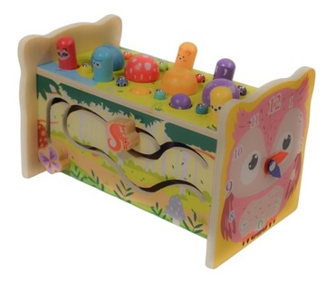 ДЕРЕВЯННЫЙ СОРТИРОВОЧНЫЙ КУБИК КУЛМЕР ИГРА-ГОЛОВОЛОМКА БЛОКИ МОНТЕССОРИ СОУ