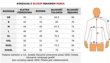 Мужская футболка с рашгардом SEAC T-SUN, с длинными рукавами, белая, M