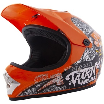 KASK CROSSOWY DZIECIĘCY OFF ROAD ENDURO QUAD ATV CROSS M