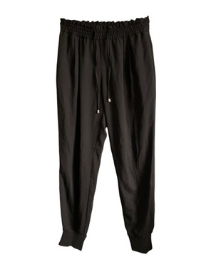 Zara Basic Joggery Spodnie luźne materiałowe eleganckie alladynki damskie S