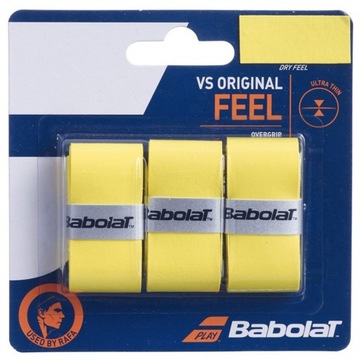 Owijka Babolat Vs Original Feel żółta 3szt 653040