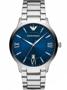 ZEGAREK MĘSKI EMPORIO ARMANI AR11227 - GIOVANNI Srebrna bransoleta + BOX