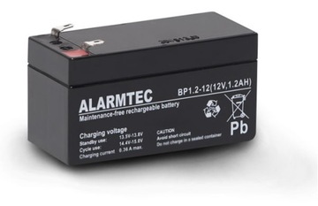AKUMULATOR ALARMTEC BP 1,2 Ah 12V DO ALARMU BUFOR