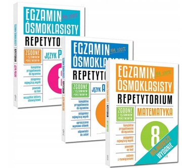 EGZAMIN ÓSMOKLASISTY 2024 REPETYTORIUM POLSKI MATEMATYKA ANGIELSKI GREG
