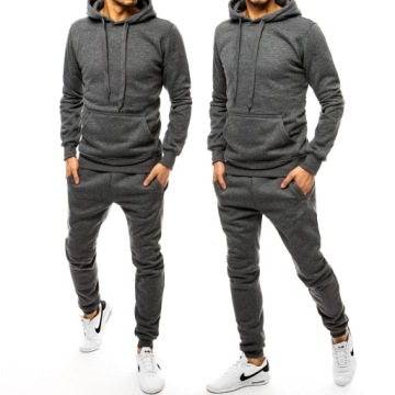 MĘSKI KOMPLET DRESOWY BLUZA SPODNIE ax0382 - L