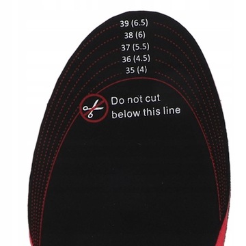 Heated Shoe Insoles 35-40 USB Remote