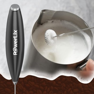 SPIENIACZ UBIJACZ DO KAWY MLEKA KAKAO MINI MIKSER ELEKTRYCZNY TRZEPACZKA